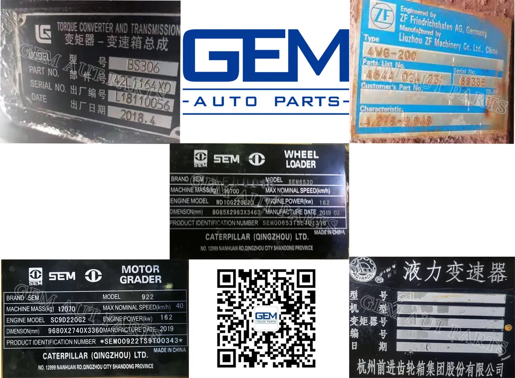 Трансмиссия Zf Advance для колесного погрузчика Liugong Sem Sdlg, автогрейдера