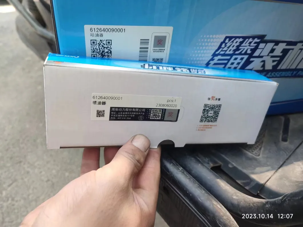 Форсунка Weichai Wd615 Wd10 Wp12 Двигатель 612640090001 (0445120266)